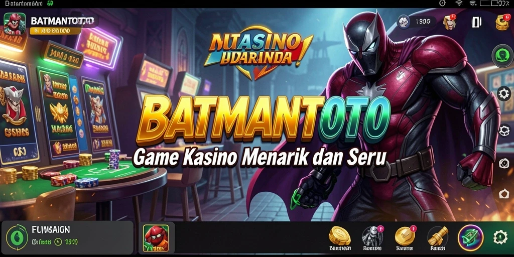 Tampilan menarik dari gameplay Kasino BATMANTOTO yang seru dan interaktif.