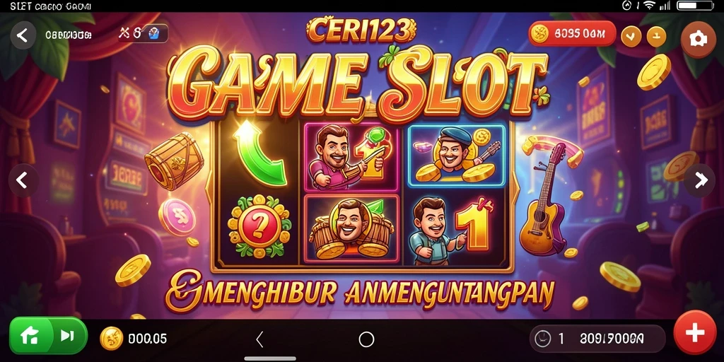Tampilan gameplay CERI123 yang mendebarkan dan penuh warna.