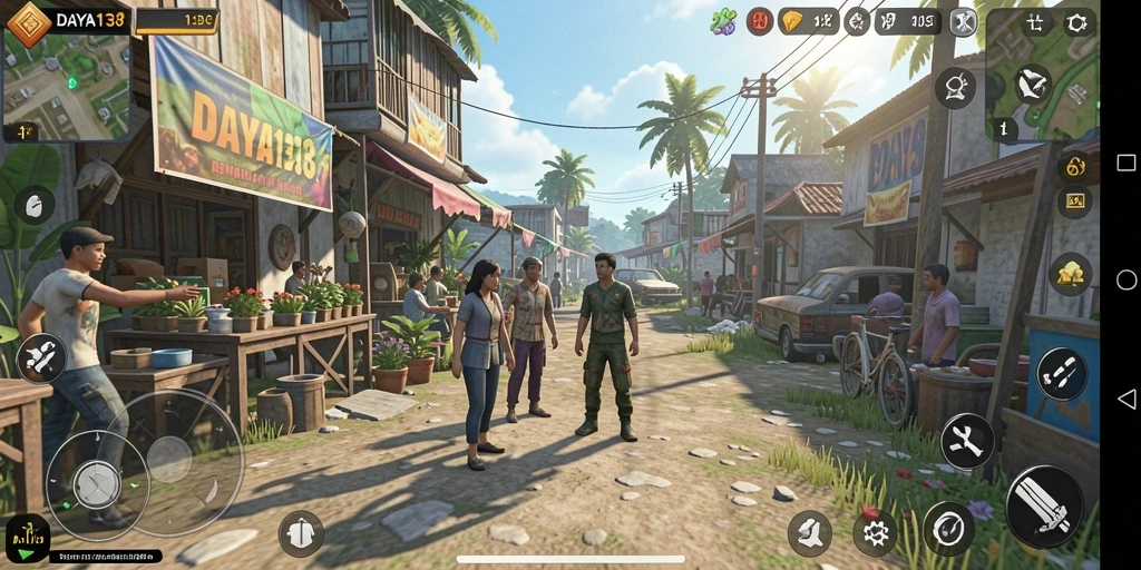 Tampilan menarik dari gameplay simulasi DAYA138 yang realistis.