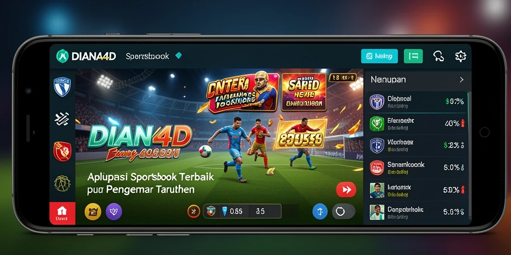 Tampilan gameplay Sportsbook DIANA4D yang menarik dan interaktif.