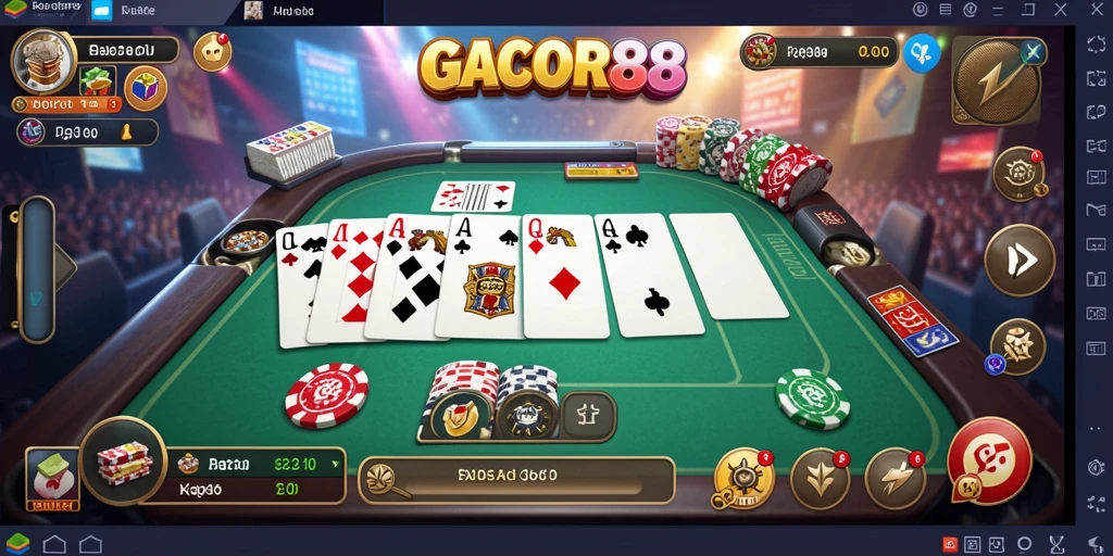 Tampilan gameplay menarik GACOR88 dengan berbagai fitur seru.