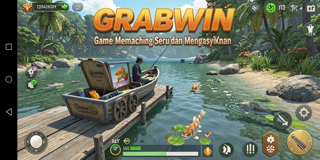 Tangkapan besar di GRABWIN, pengalaman memancing yang luar biasa.