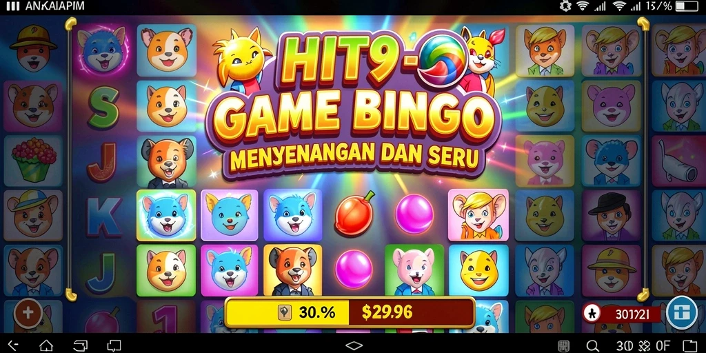 Tampilan gameplay HIT9 yang seru dan interaktif.