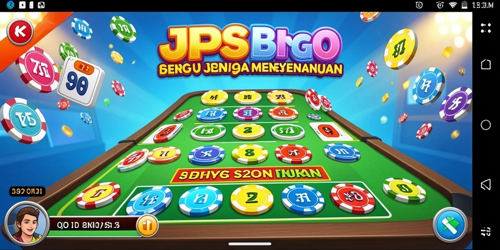 Tampilan gameplay seru di JPS88 yang penuh dengan bingo.