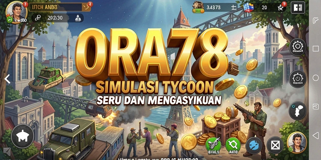 Tampilan gameplay ORA78 yang menarik dan interaktif.