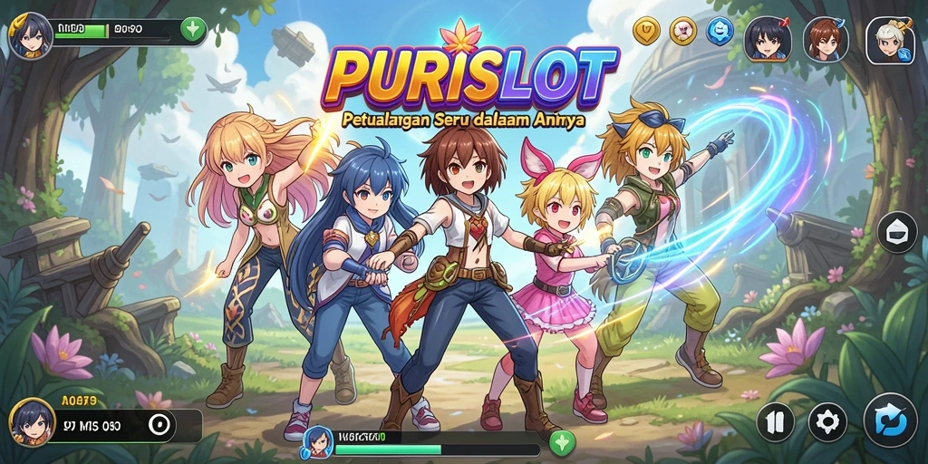 Game Anime penuh warna dengan karakter dan cerita menarik.