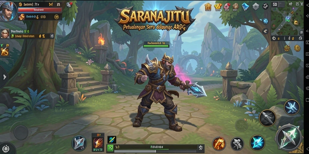 Gameplay seru dan mendebarkan dalam SARANAJITU.