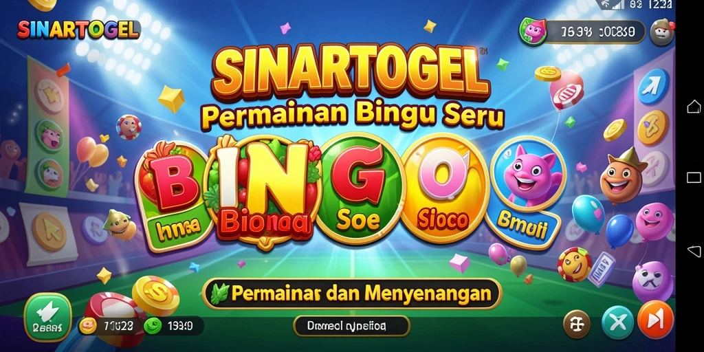 Tampilan screenshot gameplay Bingo yang menarik di SINARTOGEL.