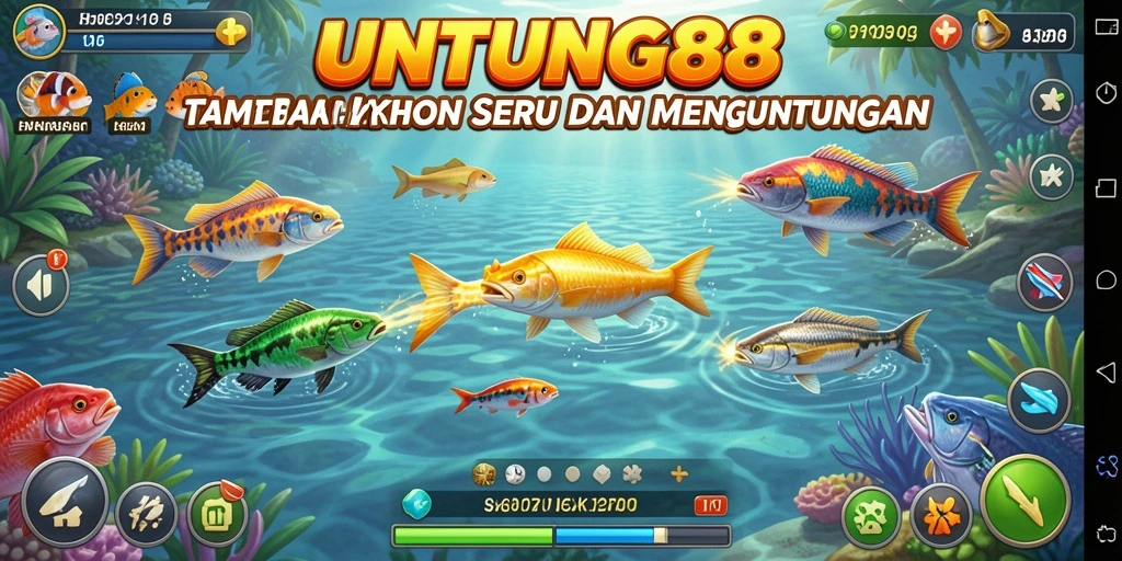Tampilan gameplay UNTUNG88 yang menarik dan penuh aksi Tembak Ikan.