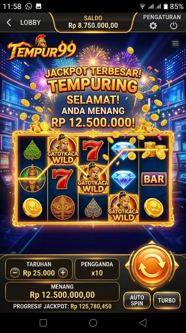 Pengguna sedang menjelajahi kategori aplikasi di tempur99.